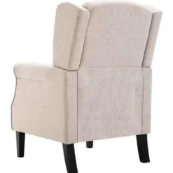 vidaXL Fauteuil stof beige Hot