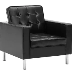 vidaXL Fauteuils kunstleer zwart Outlet