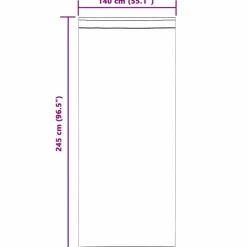 vidaXL Gordijnen - Verduisterend - 140x245 cm - Donkergroen - Fluweel - 2 Stuks New