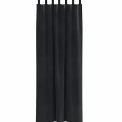 vidaXL Gordijnen met lussen - Verduisterend - Zwart Fluweel - 140x245 cm - 2 St. Sale