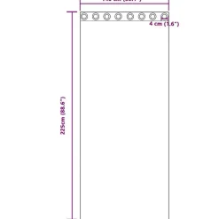 vidaXL Gordijnen met ringen - Donkergroen - 140x225 cm - Fluweel - 2 Stuks
