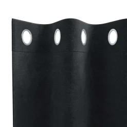 vidaXL Gordijnen met ringen - Verduisterend - Zwart Fluweel - 140x225 cm - 2 St. Hot