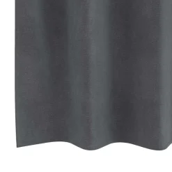 vidaXL Gordijnen met ringen - Lichtgrijs - 140x225 cm - Fluweel - 2 Stuks Outlet