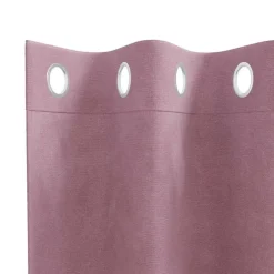 vidaXL Gordijnen met ringen - Donkerroze - 140x260 cm - Fluweel - 2 Stuks Outlet