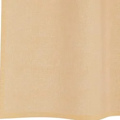 vidaXL Gordijnen van voile met ringen - Zand - 140x245 cm - Stof - 2 Stuks