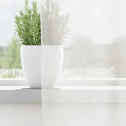 vidaXL Gordijnen van voile met lussen - Wit - 140x245 cm - Stof - 2 Stuks Online