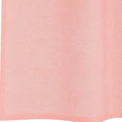 vidaXL Gordijnen van voile met lussen - Roze - 140x140 cm - Stof - 2 Stuks Hot