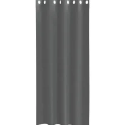 vidaXL Gordijnen van voile met ringen - Donkergrijs - 140x225 cm - Stof - 2 St. Hot