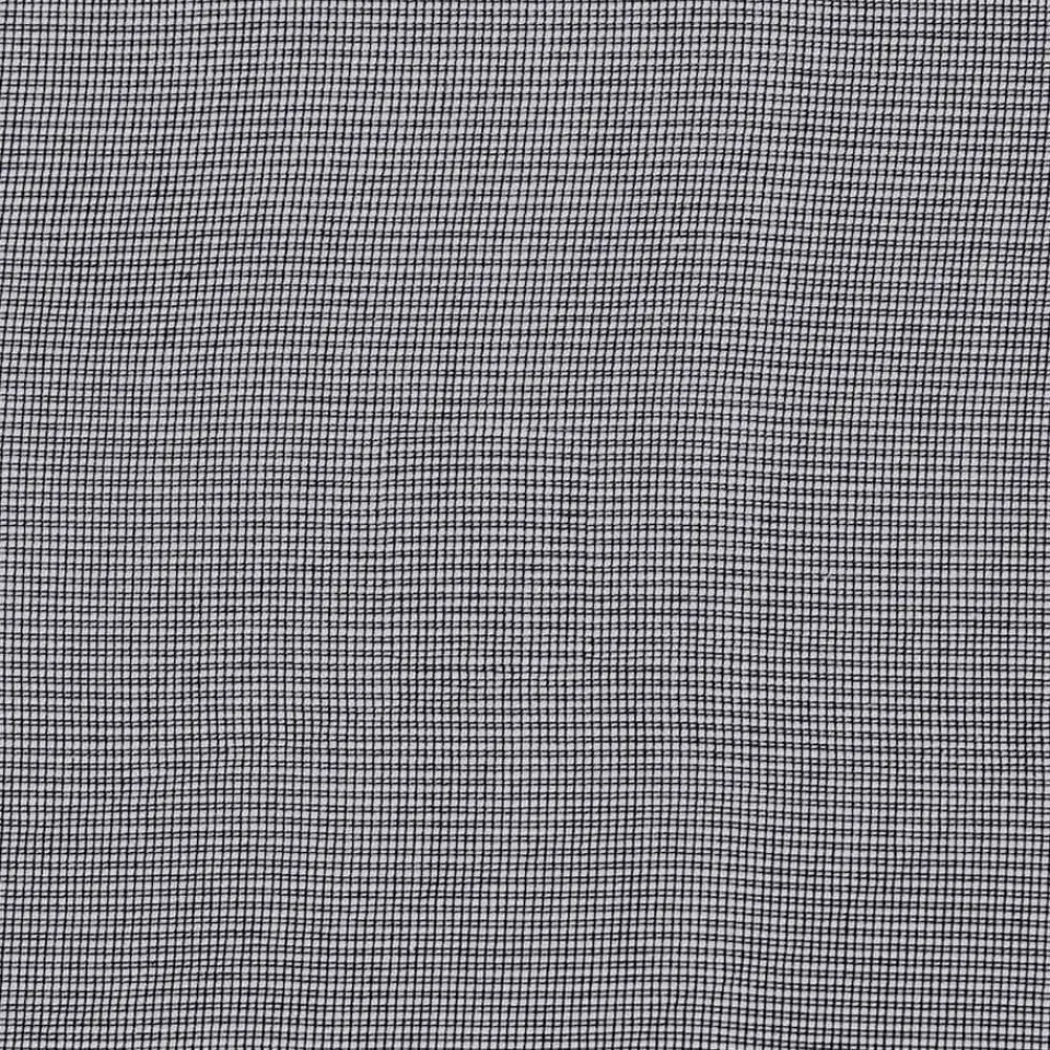 vidaXL Gordijnen van voile met ringen - Zwart - 140x300 cm - Stof - 2 Stuks Clearance