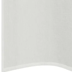 vidaXL Gordijnen van voile met ringen - Wit - 140x245 cm - Stof - 2 Stuks Outlet