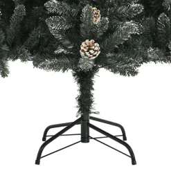 vidaXL kerstboom met standaard 240 cm PVC groen