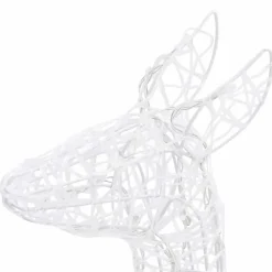 vidaXL Kerstversiering rendierfamilie 300 LED's blauw acryl Discount