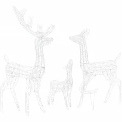 vidaXL Kerstversiering rendierfamilie 300 LED's meerkleurig acryl Best