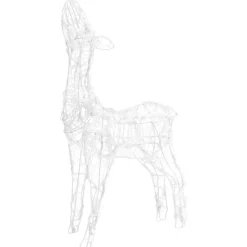 vidaXL Kerstversiering rendierfamilie 300 LED's meerkleurig acryl Best