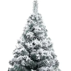 vidaXL Kunstkerstboom met sneeuw 120 cm groen Discount