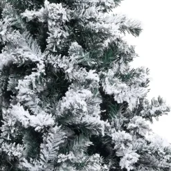 vidaXL Kunstkerstboom met sneeuw 120 cm groen Discount