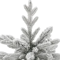 vidaXL Kunstkerstboom met scharnieren en sneeuw 150 cm New