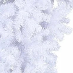 vidaXL Kunstkerstboom met standaard omgekeerd 210 cm wit Best
