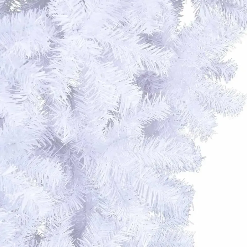 vidaXL Kunstkerstboom met standaard omgekeerd 210 cm wit Best
