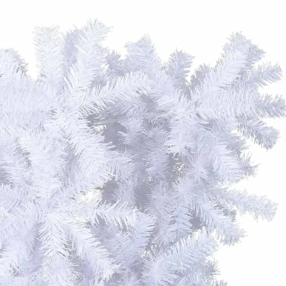 vidaXL Kunstkerstboom met standaard omgekeerd 210 cm wit Best