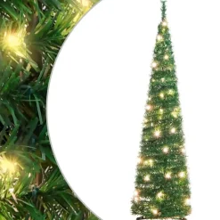 vidaXL Kunstkerstboom pop-up 50 LED's 120 cm groen New