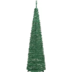 vidaXL Kunstkerstboom pop-up 50 LED's 120 cm groen New