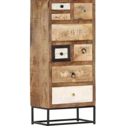 vidaXL Ladekast 45x30x105 cm massief gerecycled hout