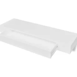 vidaXL Wandschap - met lade - zwevend - MDF - wit Discount