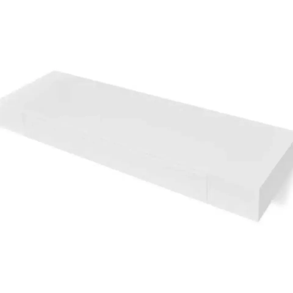 vidaXL Wandschap - met lade - zwevend - MDF - wit Discount