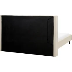 Beliani VILETTE - Tweepersoonsbed - Beige - 160 x 200 cm - Bouclé Online
