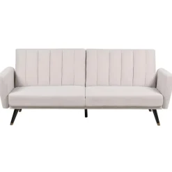 Beliani VIMMERBY - Slaapbank - Beige - Polyester Best