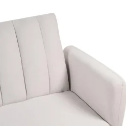 Beliani VIMMERBY - Slaapbank - Beige - Polyester Best