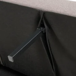 Beliani VIMMERBY - Slaapbank - Lichtbruin - Polyester Discount