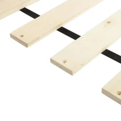 Beliani VINAY - Tweepersoonsbed - Beige - 180 x 200 cm - Corduroy Sale