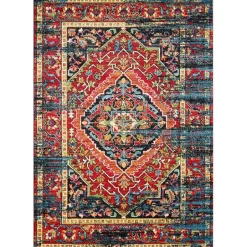 Muratap Vintage Marrakech Vloerkleed Zwart / Multi Laagpolig - 160x230 CM Online