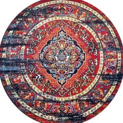 Muratap Vintage Marrakech Vloerkleed Zwart / Multi Laagpolig - 160x230 CM Online