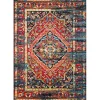 Muratap Vintage Marrakech Vloerkleed Zwart / Multi Laagpolig - 140x200 CM Hot