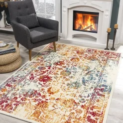 Muratap Vintage Van Gogh Vloerkleed Multi Laagpolig - 120x170 CM Hot