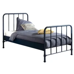 Vipack bed Bronxx - denim blauw - 90x200 cm Hot