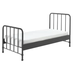 Vipack bed Bronxx - zwart - 90x200 cm Outlet