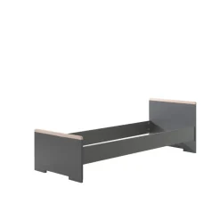 Vipack bed Londen - antraciet - 90x200 cm
