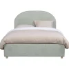 Vipack bed Moon met opbergruimte - mint - 140x200 cm