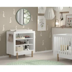 Leen Bakker Vipack commode Smile - 95x57x88 cm - wit Best