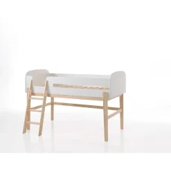 Vipack halfhoogslaper Kiddy - wit - 204,4x129,4x120 cm Discount