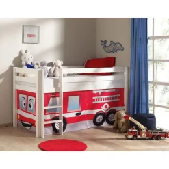 Vipack halfhoogslaper Pino brandweerset - wit Hot