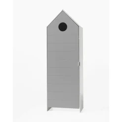 Vipack kledingkast Casimi 1 deurs - grijs - 171,5x57,6x37 cm Discount