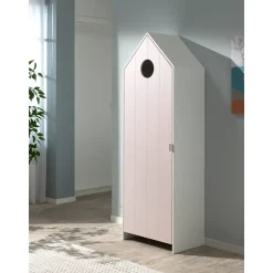 Vipack kledingkast Casimi 1 deurs - roze - 171,5x57,6x37 cm Sale