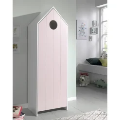 Vipack kledingkast Casimi 1 deurs - roze - 171,5x57,6x37 cm Sale