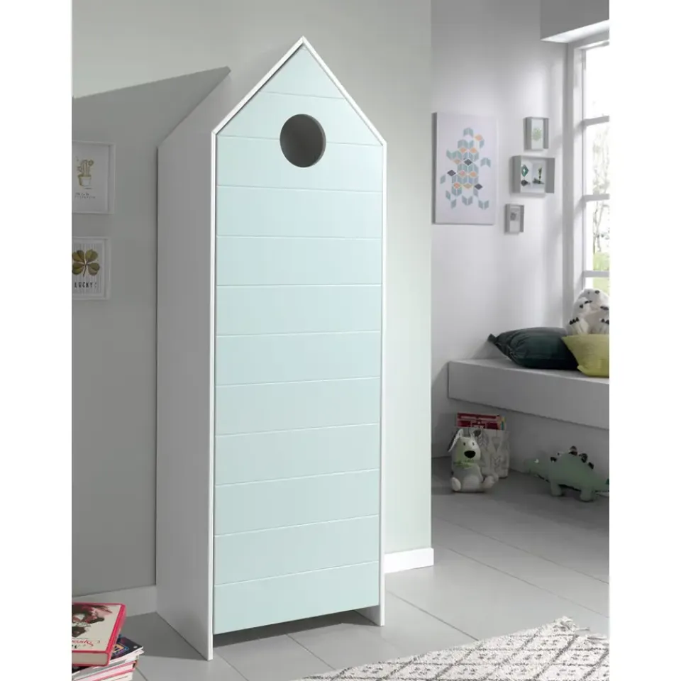 Vipack kledingkast Casimi 1 deurs - mint - 171,5x57,6x37 cm New