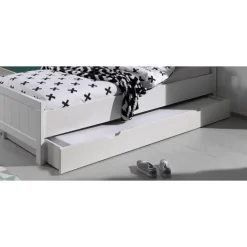 Vipack rolbed Erik op wielen - wit - 18,5x94x199 cm Clearance